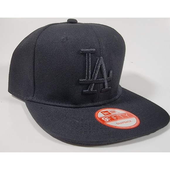 New Era Other - Los Angeles Dodgers Blackout New Era Adjustable Snapback Hat MLB Baseball Cap